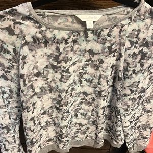Charming Charlie sheer floral top